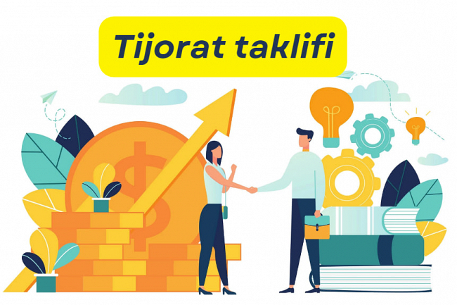 Sizning vazifangizga moslashtirilgan tijorat taklifi