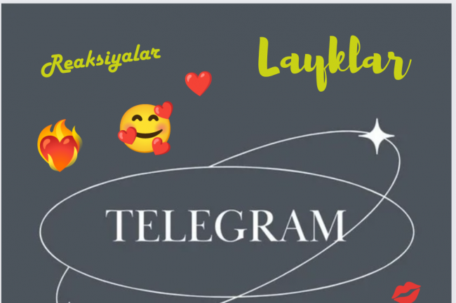 Reaksiya va layklar telegram kanal ucnun