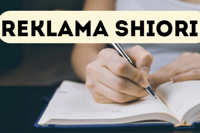 Reklama shiori, 10 ta variant. Tugri nishonga