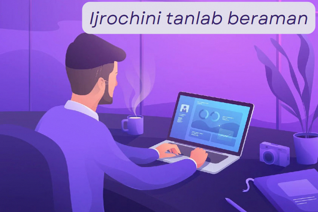 Ijrochini tanlab beraman