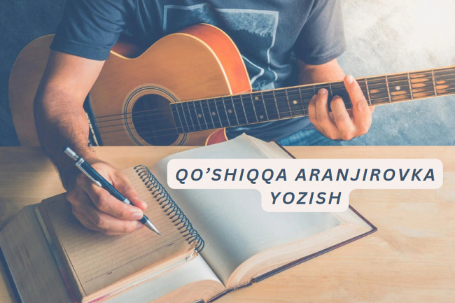 Qoshiqqa aranjirovka yozib beraman