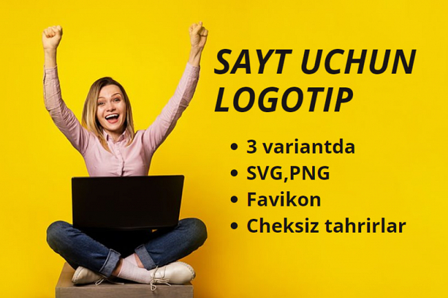 Sayt uchun sifatli logotip