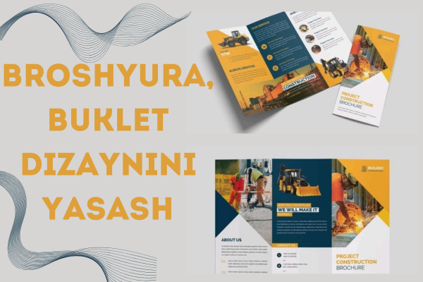 Broshyura, buklet dizaynini yasash