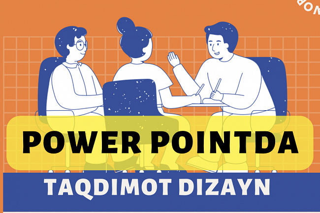 Infografik elementlar bilan PowerPoint taqdimotini yarating
