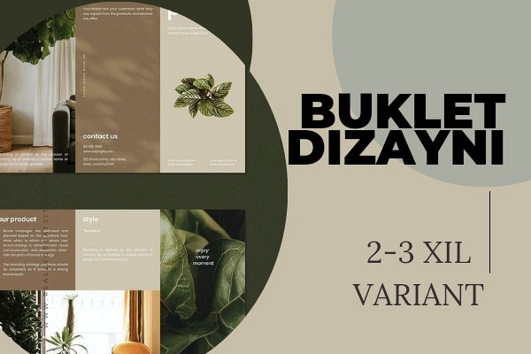 Buklet qilib beraman