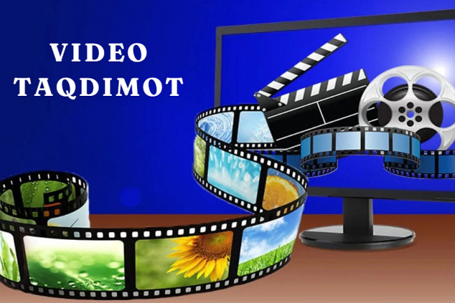 Video taqdimot yaratib beraman