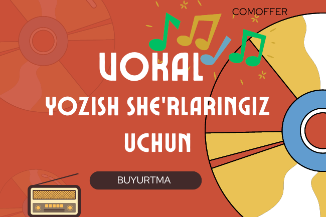 Sherlaringizga vokal va minus yozish