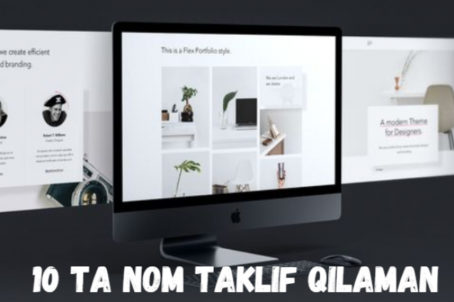 10 ta nom taklif qilaman