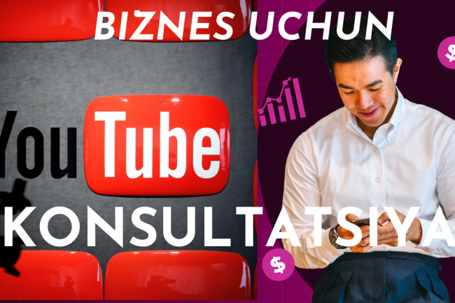 sizga Youtube kanalidan biznesingiz uchun mijozlarni olishni &nbsp;org