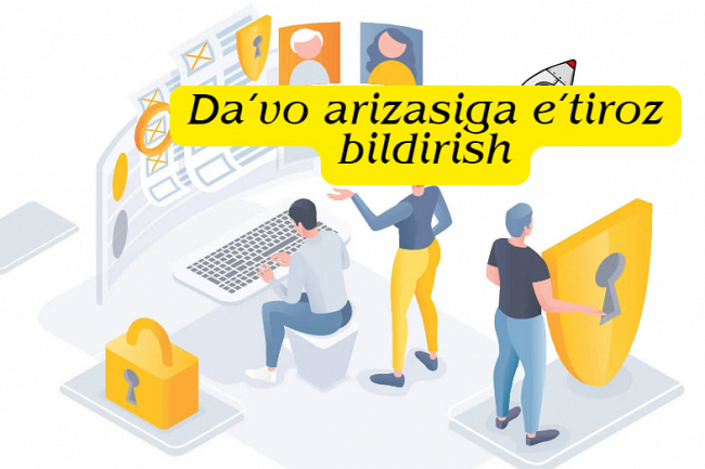Korib chiqish, davo arizasiga etiroz bildirish