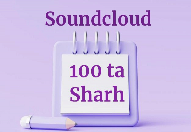 Soundcloud uchun 100 ta sharh. Kafolat