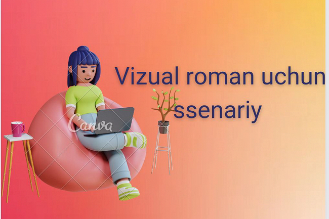 Vizual roman uchun ssenariy yozaman
