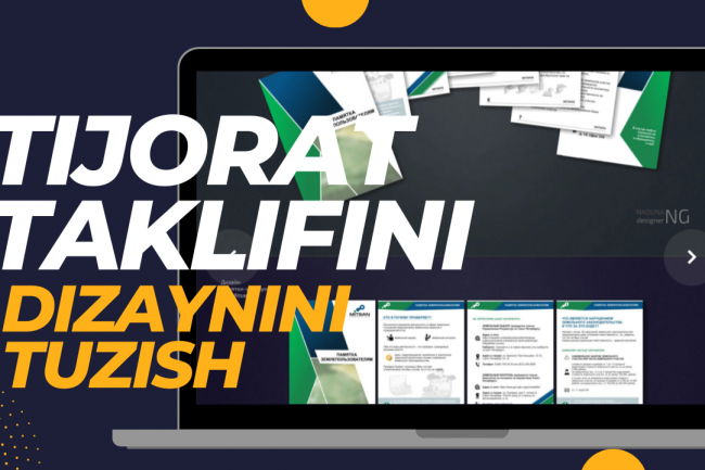 Tijorat taklifini dizaynini tuzaman