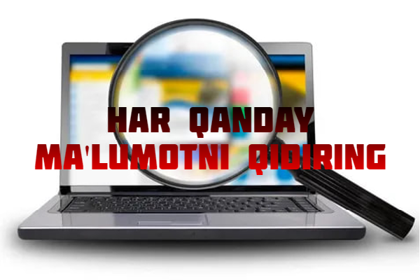 Har qanday malumotni qidiring