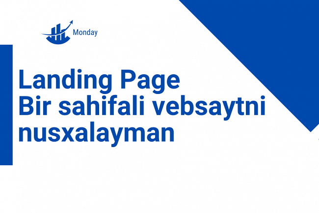 Landing Page, Bir sahifali veb-saytni nusxalayman