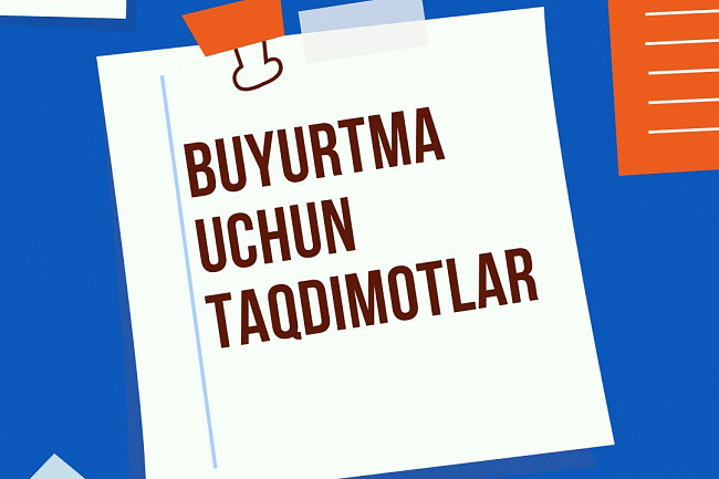 Taqdimotlar qilaman