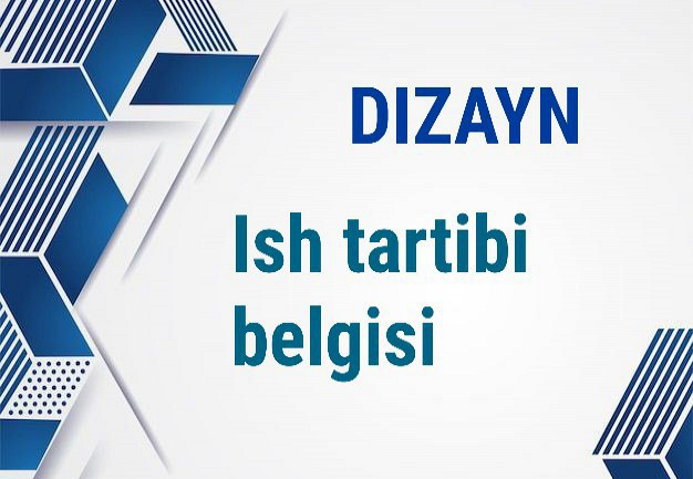 Ish tartibi belgisi dizayni