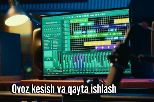 Ovozni kesish va qayta ishlash, vaqt boyicha qoshiqni kesish