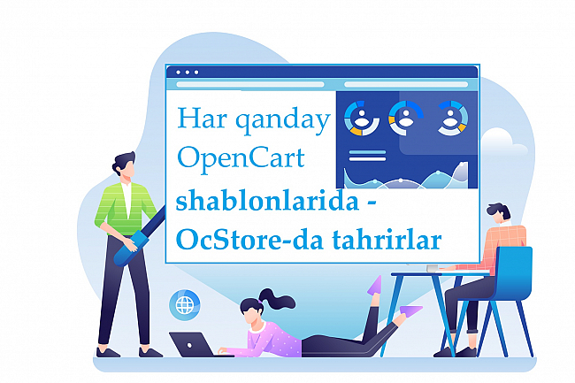 Har qanday OpenCart shablonlarida - OcStore-da tahrirlar
