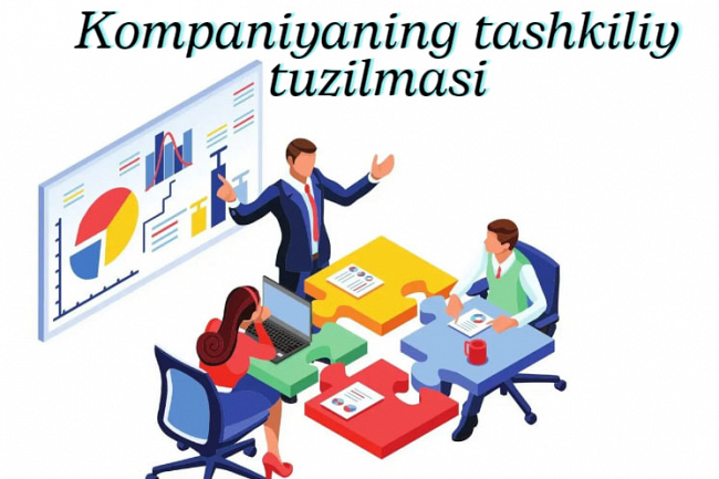 Kompaniyaning tashkiliy tuzilmasini ishlab chiqish