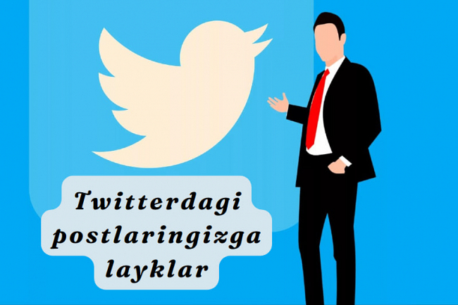 Twitterdagi postlaringizga layklar