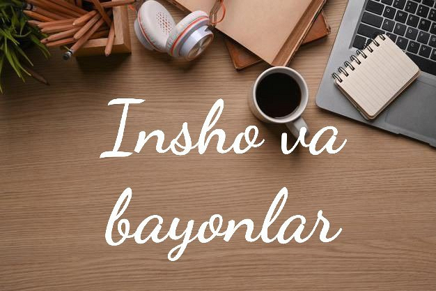 Insho va bayonlar