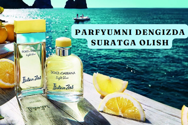 Parfyumni dengizda suratga olish
