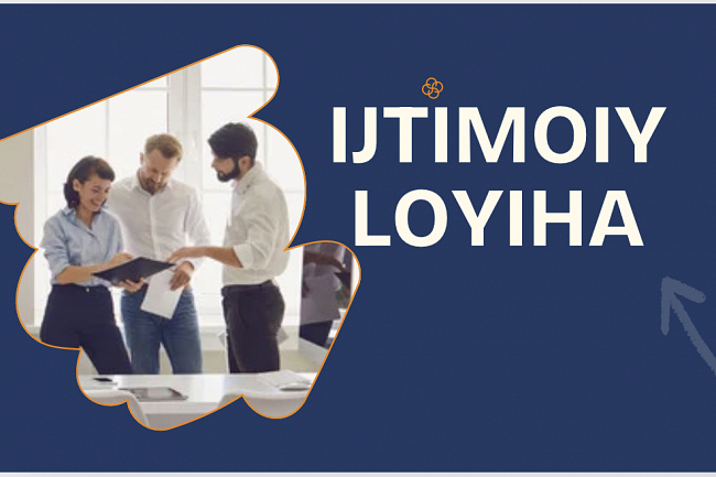 Ijtimoiy loyiha yozaman