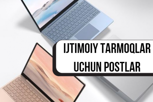 Ijtimoiy tarmoqlar uchun postlar yozish