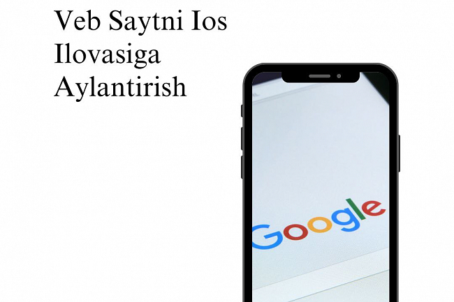 Veb-saytni iOS ilovasiga aylantirish