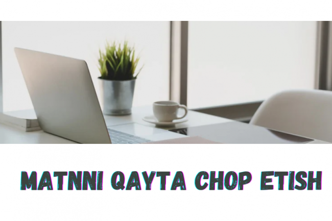 Rasmdan matnni qayta chop etish 