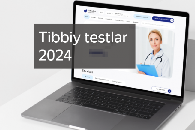 Tibbiy testlar 2024