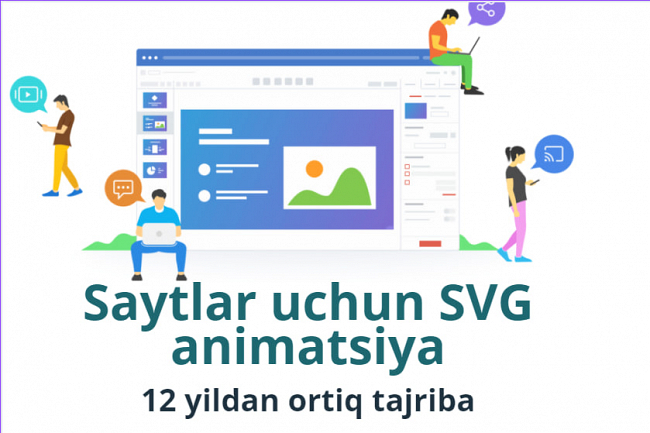 Veb-saytlar uchun SVG animatsiya