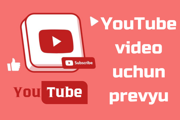 YouTube video uchun prevyu