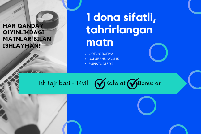Xatosiz matn. Orfografiya, tinish belgilari