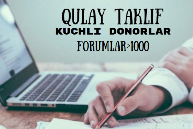 IKS 1000dan yuqori 10 ta qalin olomon havolalari- faqat qolda joylash&
