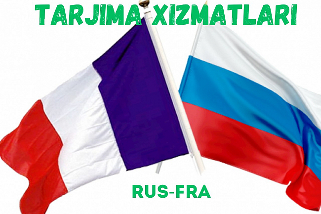 Rus tilidan fransuz tiliga yuqori sifatli tarjima