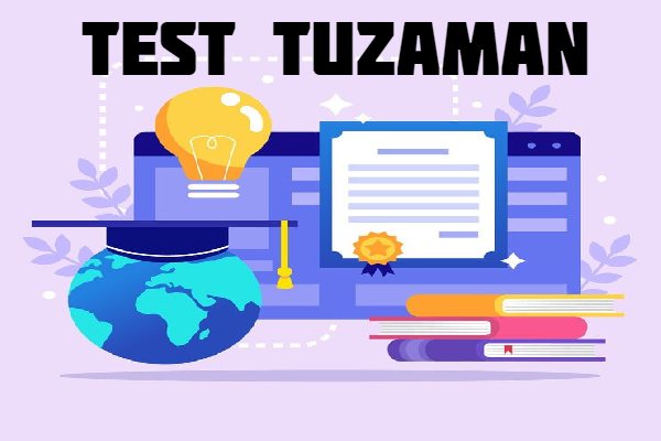 Sizning bilimingizni sinab korish uchun test tuzaman