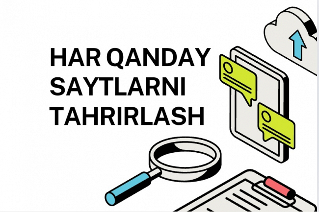 Har qanday saytni tahrirlash