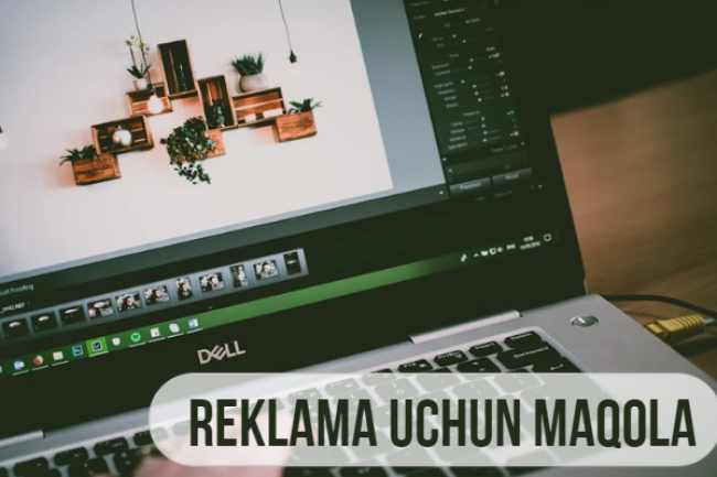 Reklama uchun maqola yozib beraman