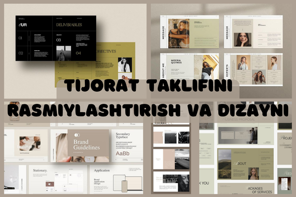Tijorat taklifini rasmiylashtirish&nbsp;va dizayni