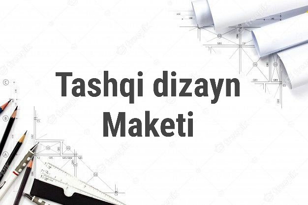Tashqi dizayn maketini yarataman