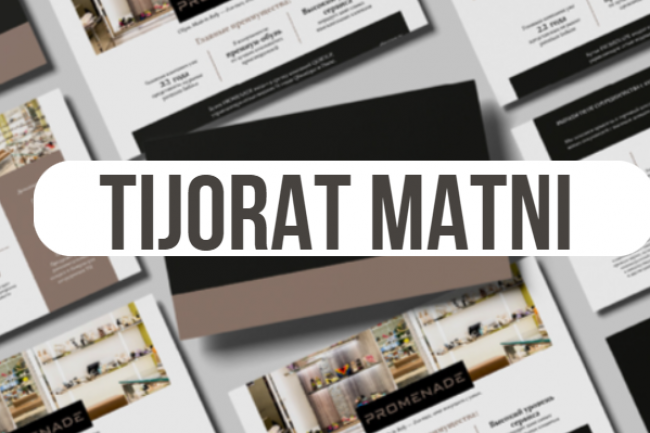 Mijozlar uchun tijorat taklifi. Tijorat matni
