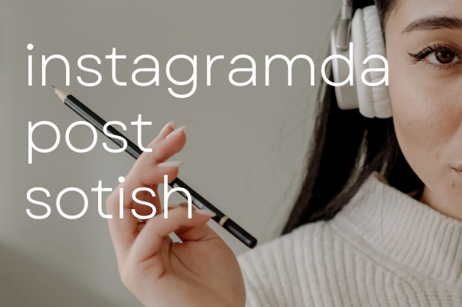 Men Instagram vk-da savdo postini yozaman