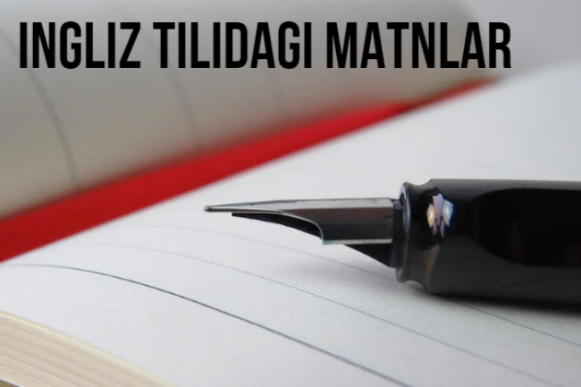 Ingliz tilidagi matnlar tez va qulay