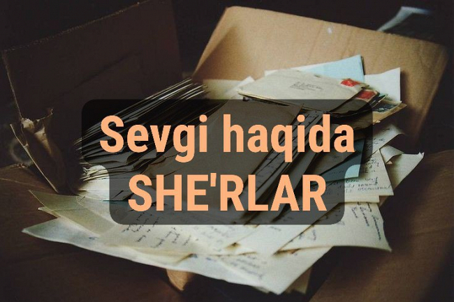 Sevgi haqida sher yozaman