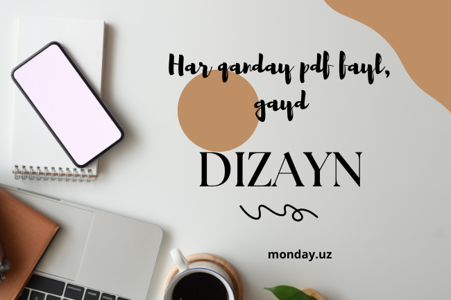Har qanday PDF hujjat,gayd dizayni