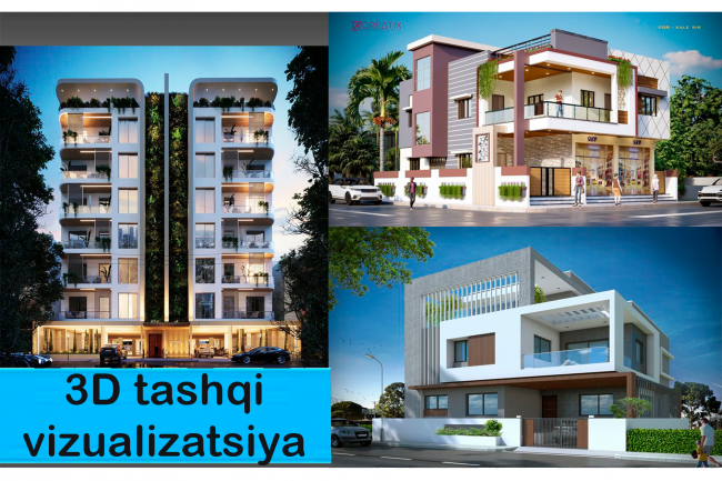 3D tashqi vizualizatsiya