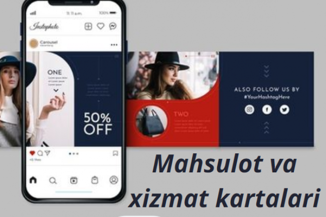 Mahsulot va xizmat kartalari uchun jalb qiluvchi tavsiflar