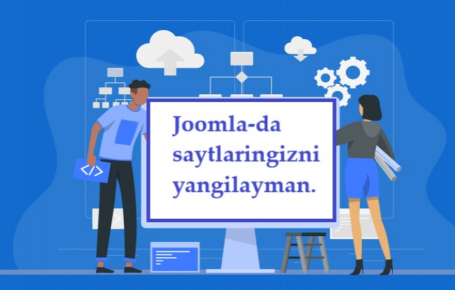 Joomla-da saytlaringizni yangilayman.